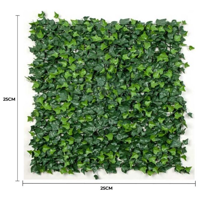 Boston Ivy Leaf Screen Green Wall Panel UV Resistant SAMPLE