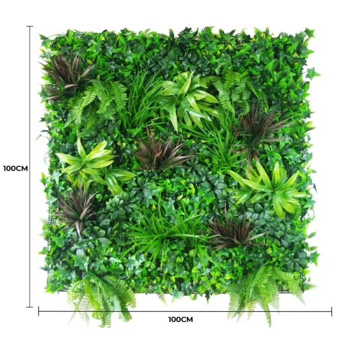 Coastal Greenery Vertical Garden Green Wall UV Resistant 100cm X 100cm