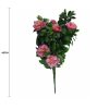 Pink Rose Bunch UV Resistant 45cm