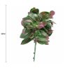 Purple And Green Jasmine Stem UV Resistant 25cm