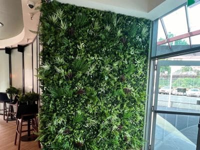 green wall entrance magpies waitara