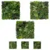Artificial Green Wall 3 Piece Set