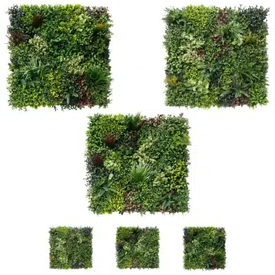 Artificial Green Wall 3 Piece Set