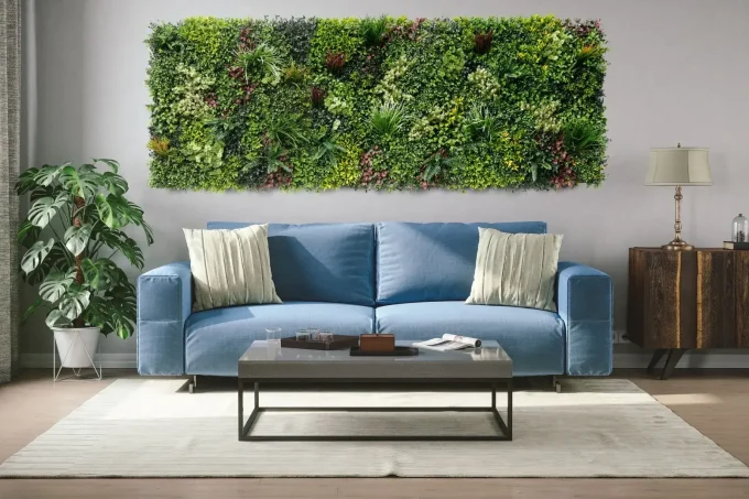 Artificial Green Wall / Faux Plant Wall Set