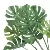 Artificial Jungle Monstera Flair - Designer Green Leaf Cluster