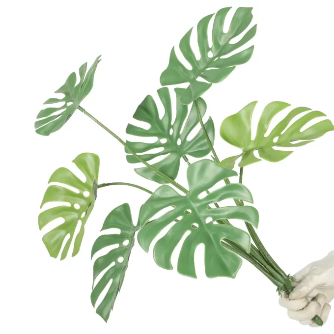 Fabricated Tropical Monstera Cascade - Greenery Decor Accent