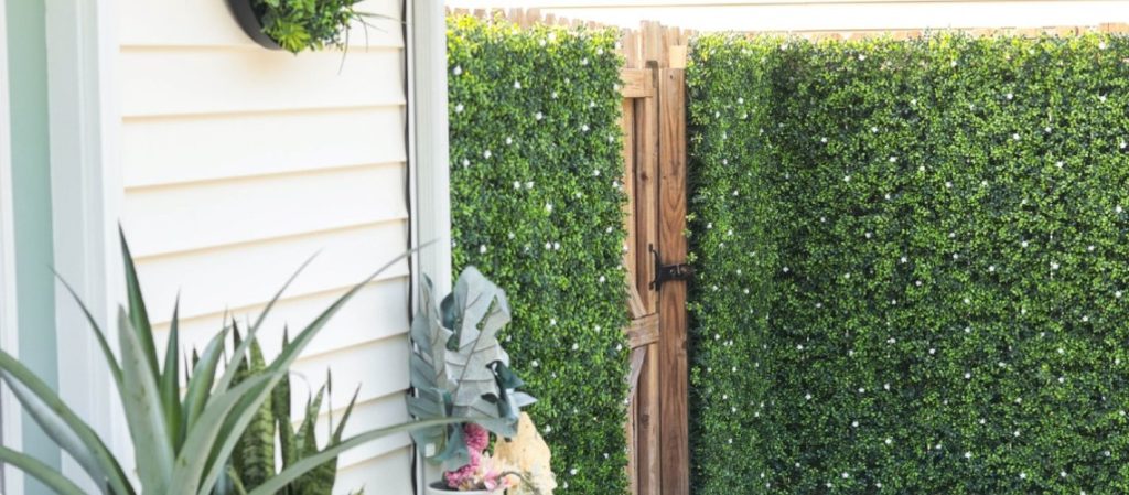 diy artificial green wall