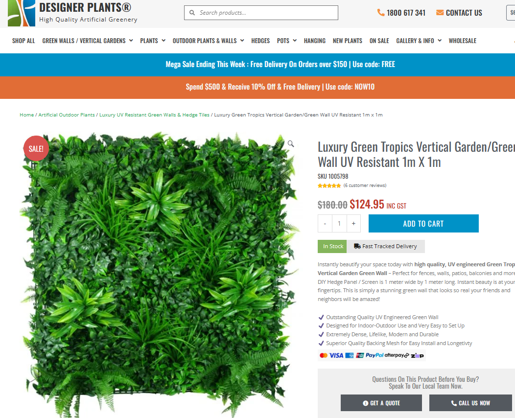 Green tropics panels