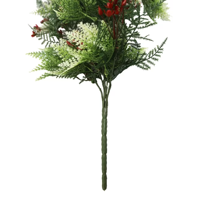 artificial Christmas hanging plant