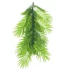 Artificial Bright Palm and Fern Hanging Plant Vine Back View