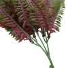 Artificial Purple Fern Stem Side View of Stem Base Connection