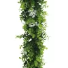 Artificial Flowering White Eucalyptus Vine Outdoor Proof
