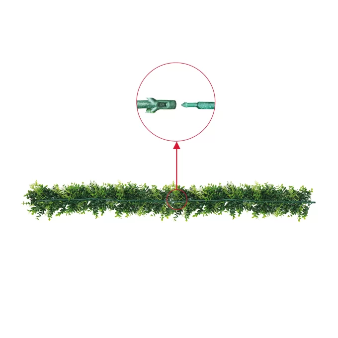 Artificial Flowering White Eucalyptus Vine Outdoor Proof Connecting