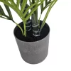 Artificial Palm Tree Potted in Decorative Pot with Lifelike Leaves