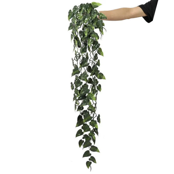 Artificial Hanging Pothos Vine 105cm - Easy to Display