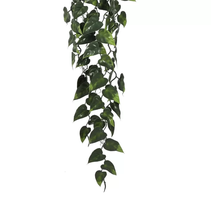 Artificial Hanging Pothos Vine 105cm - Realistic Green Leaves