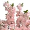 Pink Flowering Artificial Cherry Blossom Tree Faux Pink Flowers