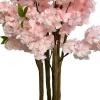 Pink Flowering Artificial Cherry Blossom Tree Trunk
