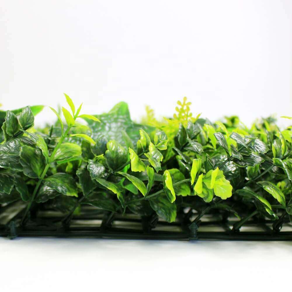 artificial mixed fern spring sensation hedge plant screen