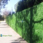 Fence With Artificial Plants4