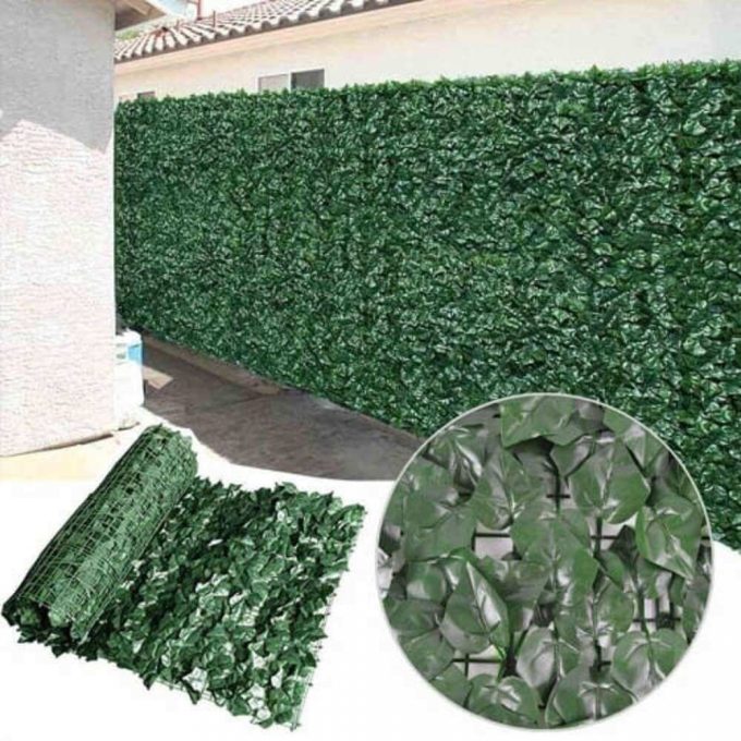 Artificial Fake Plant Ivy Leaf Roll 3m x 1m