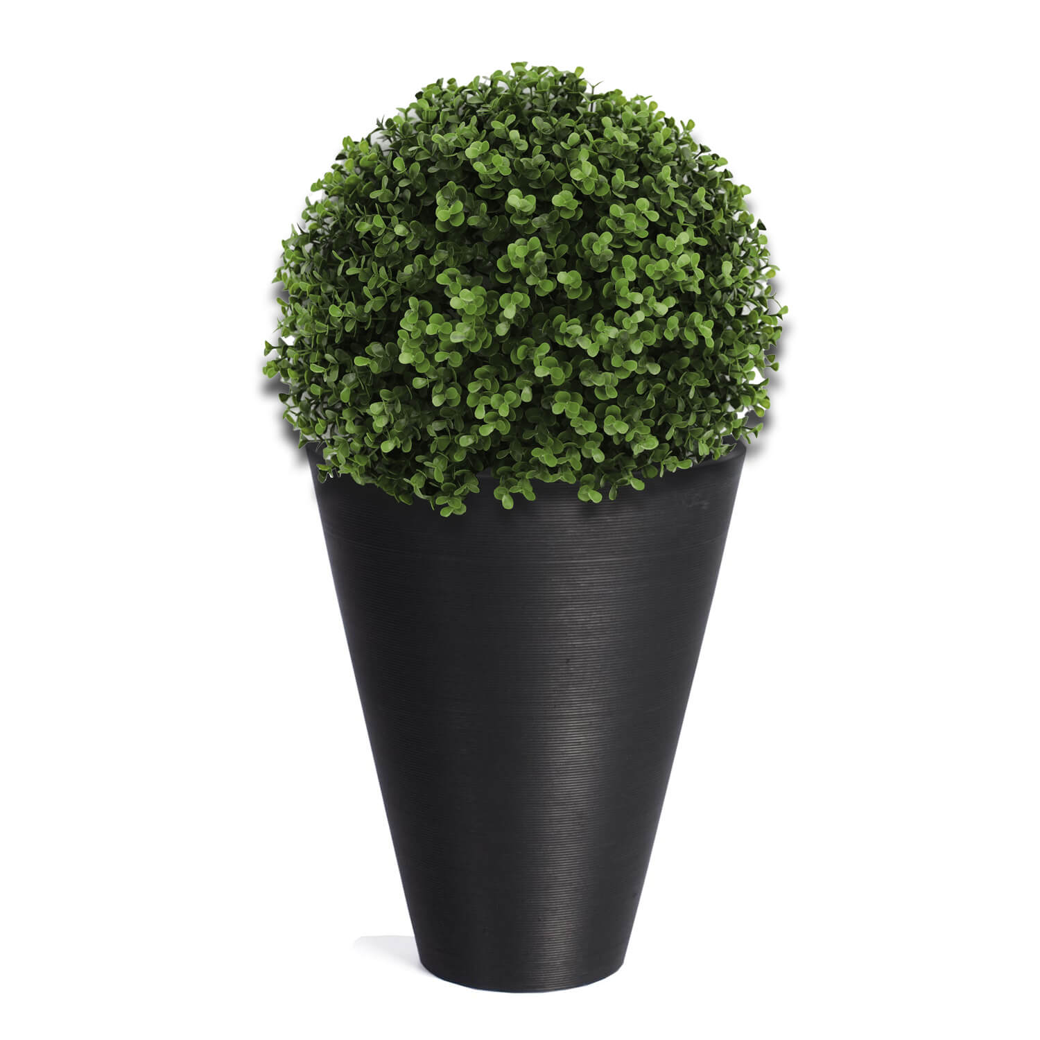 Artificial Topiary Ball on Recycled Planter
