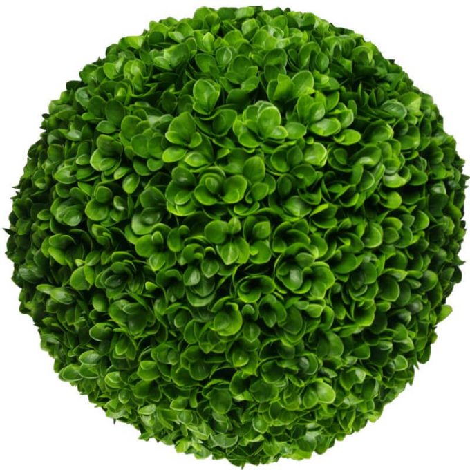 Artificial clover topiary ball