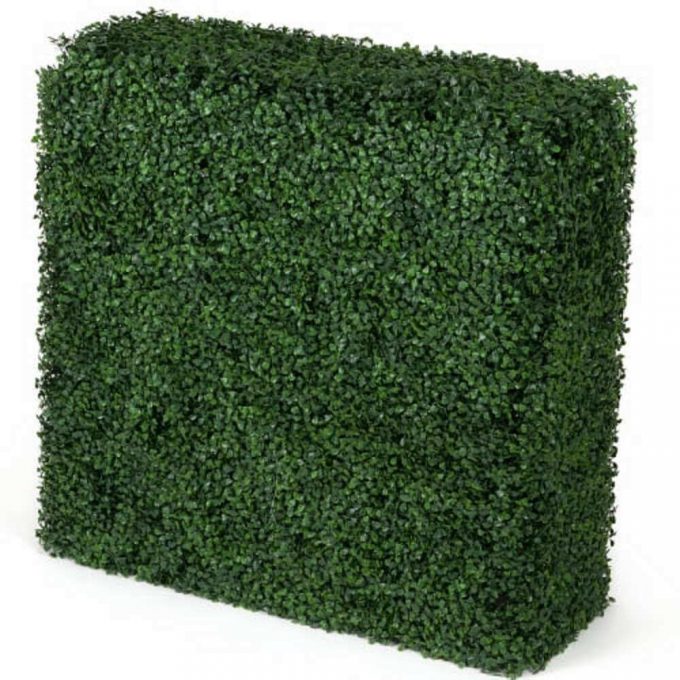 Artificial Portable Boxwood Hedge UV Resistant 75CM x 75cm