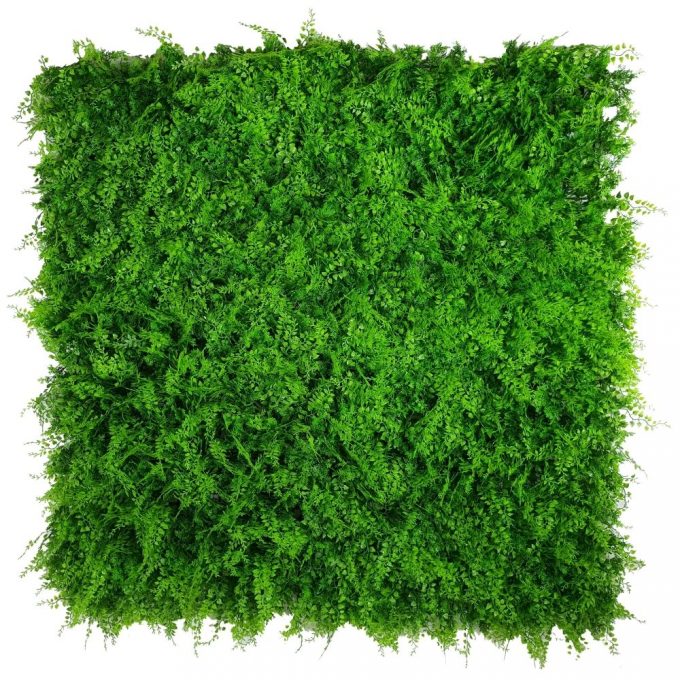 Artificial Plant-Mediterranean Fern Vertical Garden / Green Wall UV Resistant 1m x 1m