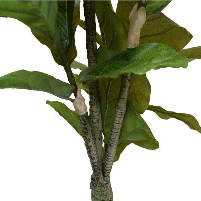 Artificial Fiddle Fig Leaves and Trunk