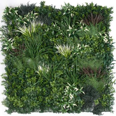 Artificial Green Wall Panels - Mixed Plant Panel