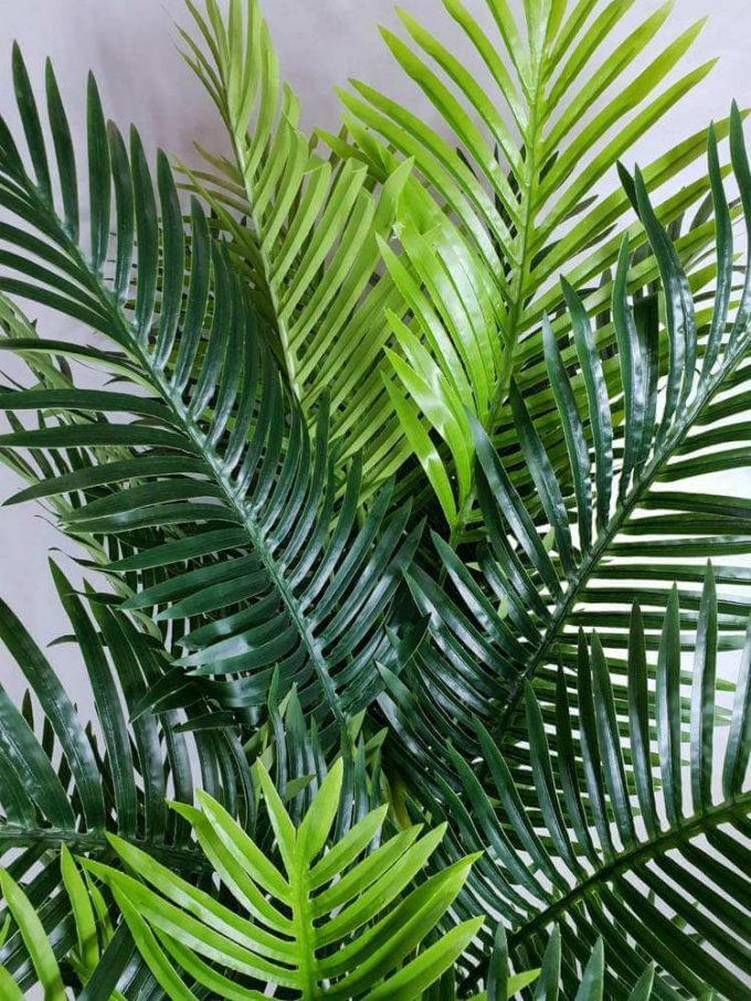 Multi trunk artificial hawaii palm tree