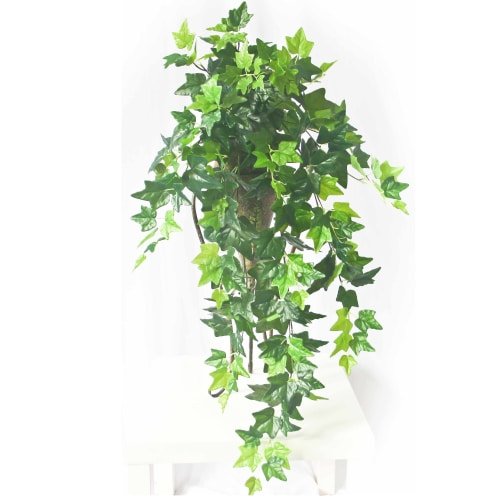 Fake Hanging Green Ivy Bush 80cm
