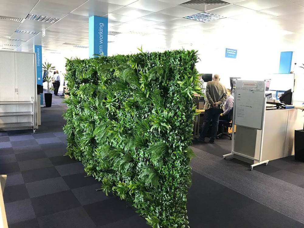portable green wall office partition screens