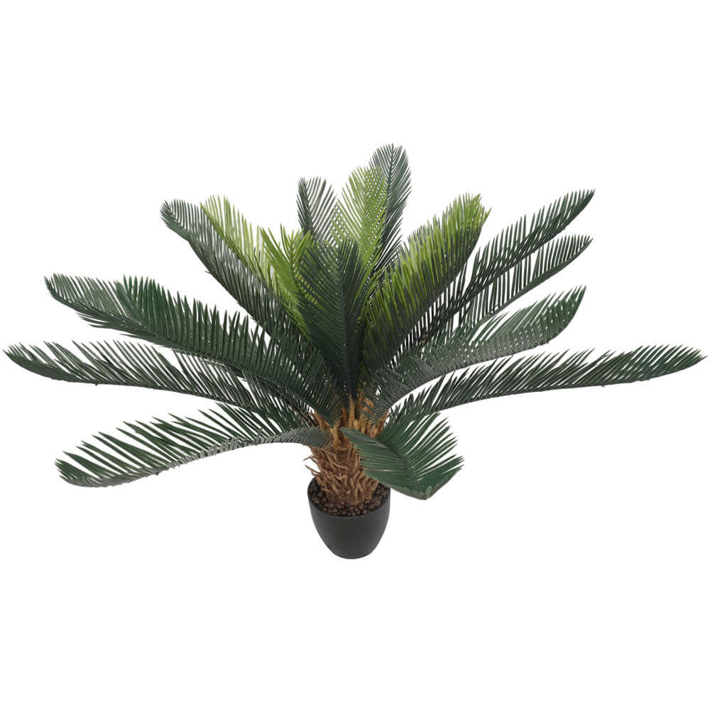 faux potted cycad tree