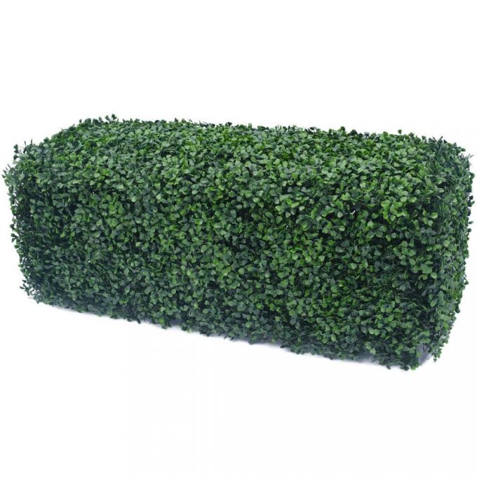 portable boxwood hedge 100cm x 25cm