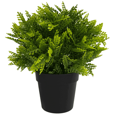 recycled artificial small potted mimosa fern