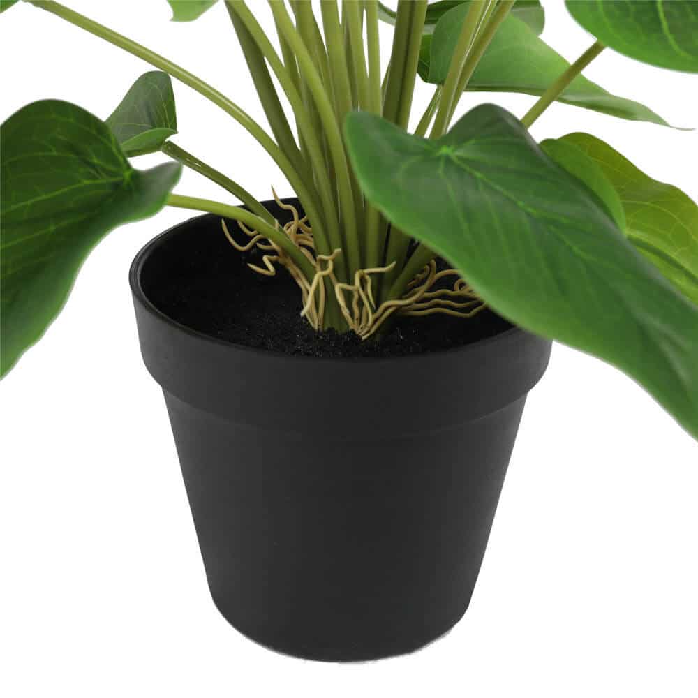 artificial peace lily plant in a pot