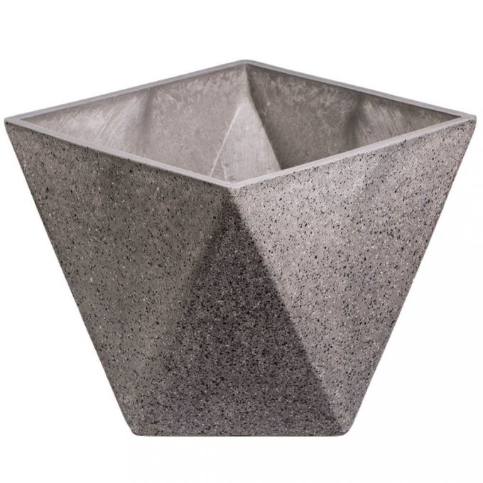 geometric plastic garden pot wholesale direct