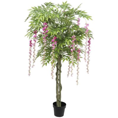 flowering artificial wisteria tree