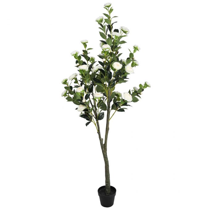 artificial potted camellia tree