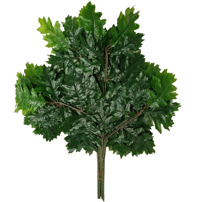 artificial oak leaves