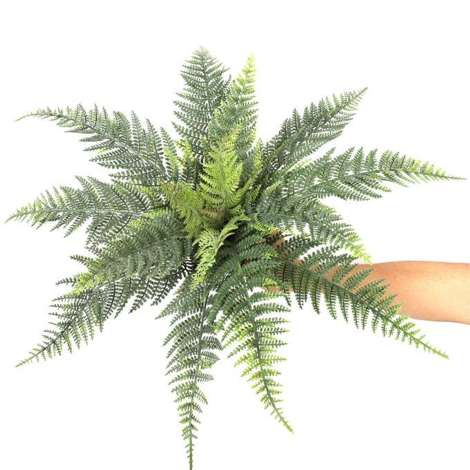 artificial fern with outdoor usage