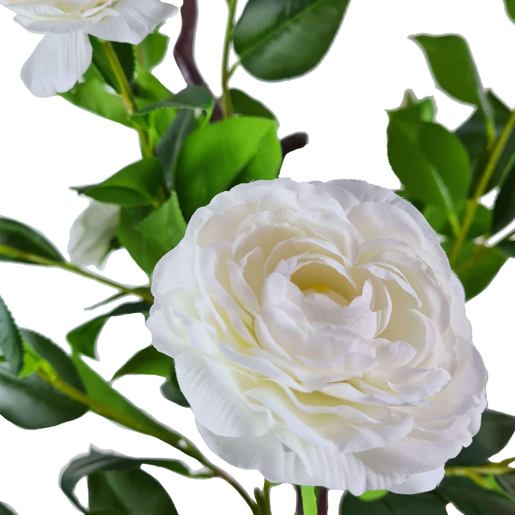 artificial white camellia tree flower