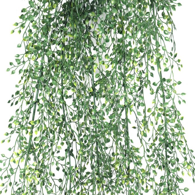 Artificial Hanging Plant Jade Leaves