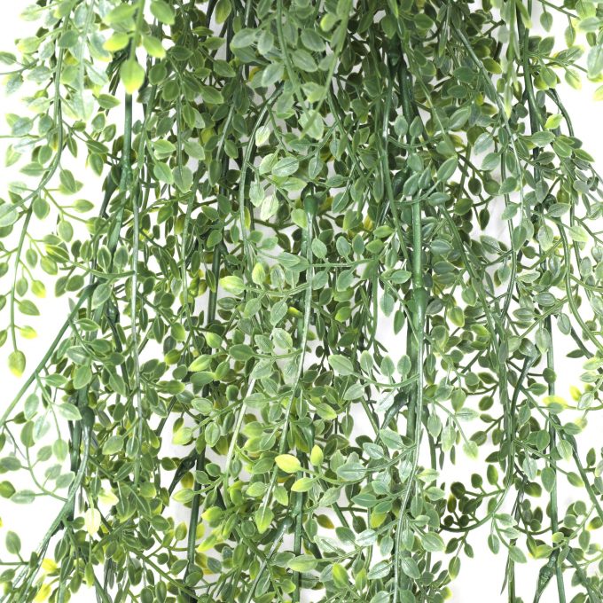 Fake hanging maiden hair fern leaves
