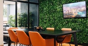 A green office wall environment for AiiMS Digital Agency
