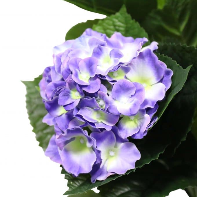 Purple Flower Potted Artificial Hydrangea Plant