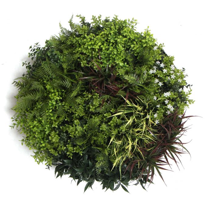 Premium Green Field Artificial Vertical Garden Disc 80cm