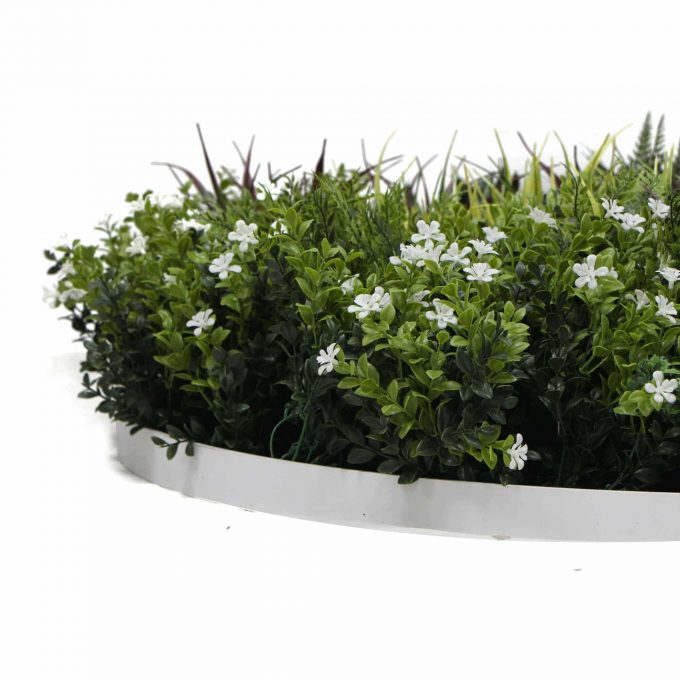 Side view of foliage Artificial Plant Wall Panel